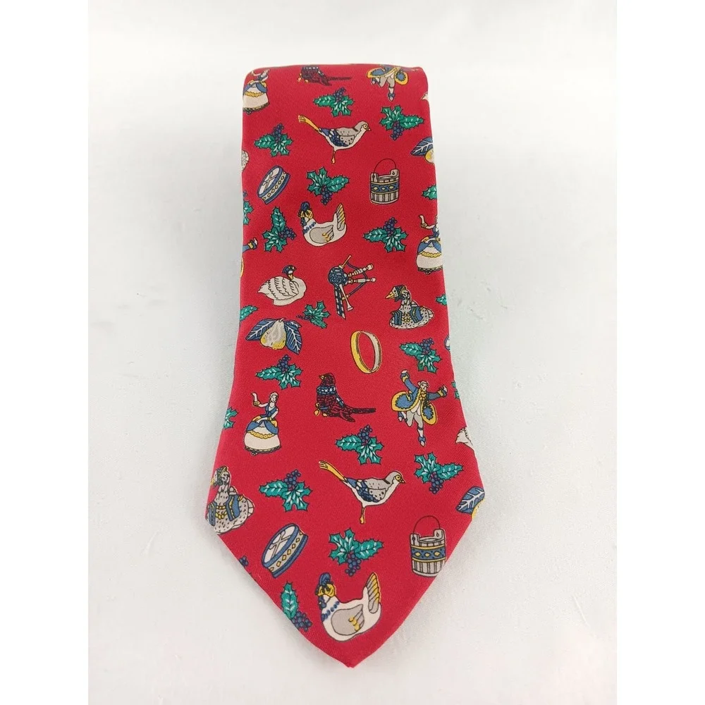 VINTAGE Land's End Silk Tie 60